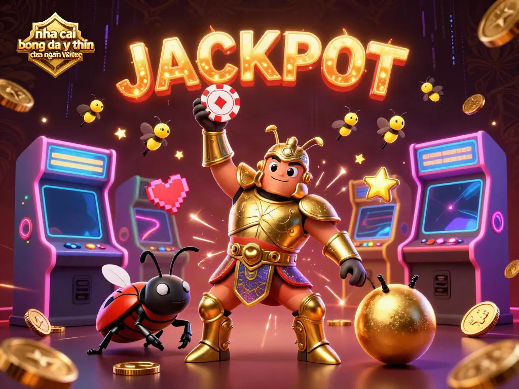 Engage with the thrilling world of nha cai bong da uy tin cho người Việt through this vibrant 3D illustration showcasing victory and excitement.