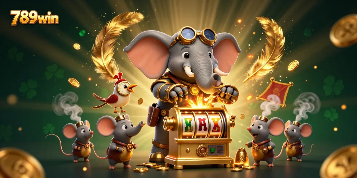 Spin the golden slot machine with 789win while enjoying steampunk adventures in a vibrant casino